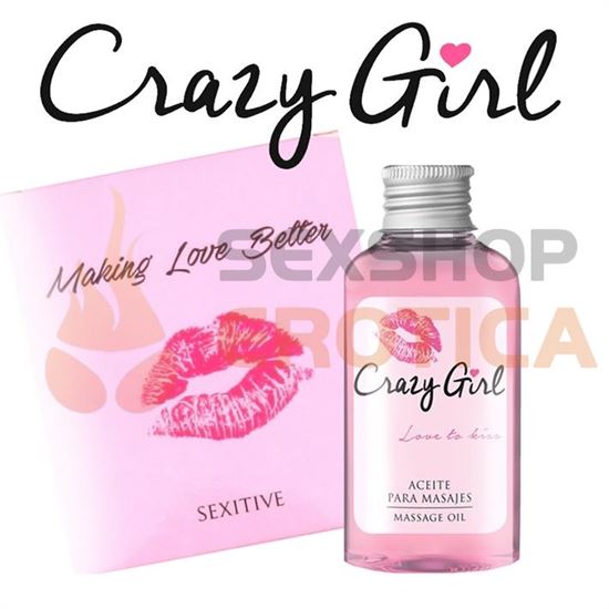 Aceite para masajes crazy girl 60 Ml